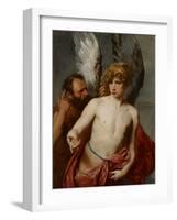 Daedalus and Icarus, Between 1615 and 1620-Sir Anthony Van Dyck-Framed Giclee Print