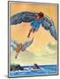 Daedalus and Icarus, from 'The Children's Hour: Stories from the Classics', Published by Waverley…-Charles Edmund Brock-Mounted Giclee Print