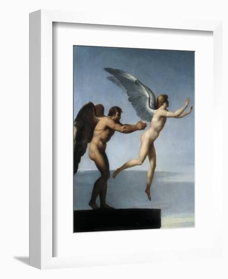 Daedalus and Icarus-Charles Paul Landon-Framed Art Print