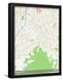 Daejeon, Korea, Republic of Map-null-Framed Poster