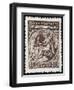 Daemon Or God Of the Games. Greece 1906 Olympic Games 40 Lepta, Unused-null-Framed Giclee Print