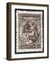 Daemon Or God Of the Games. Greece 1906 Olympic Games 40 Lepta, Unused-null-Framed Giclee Print