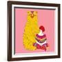 Daemon-Diela Maharanie-Framed Art Print