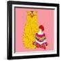 Daemon-Diela Maharanie-Framed Art Print