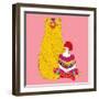 Daemon-Diela Maharanie-Framed Art Print