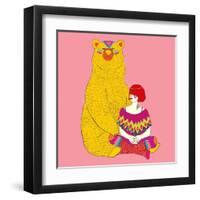 Daemon-Diela Maharanie-Framed Art Print