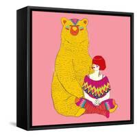 Daemon-Diela Maharanie-Framed Stretched Canvas