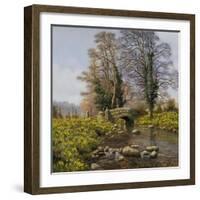 Daffodil Bridge-Bill Makinson-Framed Giclee Print