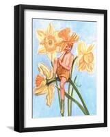 Daffodil Elf-Judy Mastrangelo-Framed Giclee Print