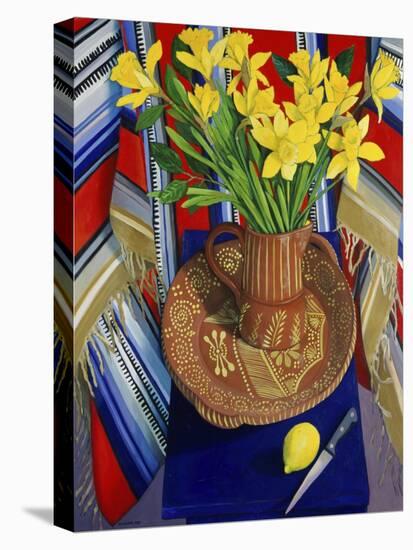 Daffodils and Lemons (Jonquilles et Citrons)-Isy Ochoa-Stretched Canvas