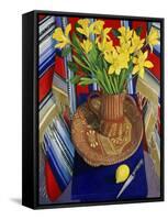 Daffodils and Lemons (Jonquilles et Citrons)-Isy Ochoa-Framed Stretched Canvas