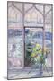 Daffodils and Sundial against the Snow, 1991-Timothy Easton-Mounted Giclee Print