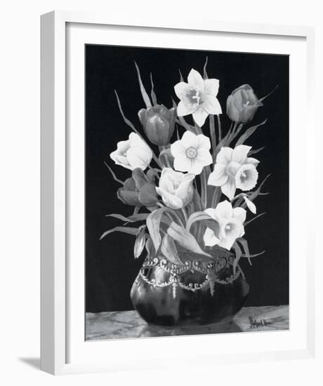 Daffodils and Tulips-John Halford Ross-Framed Giclee Print