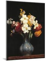 Daffodils and Tulips-Henri Fantin-Latour-Mounted Giclee Print