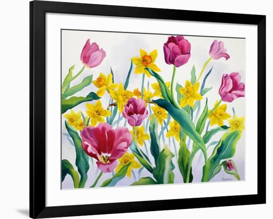 Daffodils and Tulips-Christopher Ryland-Framed Giclee Print