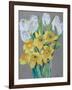 Daffodils and White Tulips, 2000-Joan Thewsey-Framed Giclee Print