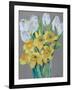 Daffodils and White Tulips, 2000-Joan Thewsey-Framed Giclee Print