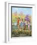 Daffodils - Garden Gates-Judy Mastrangelo-Framed Giclee Print