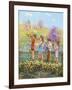 Daffodils - Garden Gates-Judy Mastrangelo-Framed Giclee Print