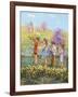 Daffodils - Garden Gates-Judy Mastrangelo-Framed Giclee Print