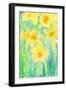 Daffodils I-Samuel Dixon-Framed Art Print