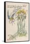 Daffodils Personified-Walter Crane-Framed Stretched Canvas