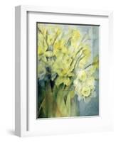 Daffodils, Uncle Remis and Ice Follies-Karen Armitage-Framed Giclee Print