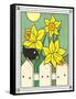 Daffodils with Kernel 4-Denny Driver-Framed Stretched Canvas