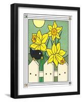 Daffodils with Kernel 4-Denny Driver-Framed Giclee Print