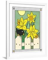 Daffodils with Kernel 4-Denny Driver-Framed Giclee Print