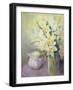 Daffodils with Oriental Jug-Karen Armitage-Framed Giclee Print