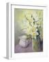 Daffodils with Oriental Jug-Karen Armitage-Framed Giclee Print