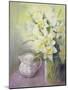 Daffodils with Oriental Jug-Karen Armitage-Mounted Giclee Print