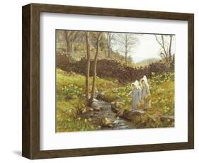 Daffodils-William Gersham Collingwood-Framed Giclee Print