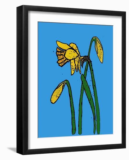 Daffodils-Sarah Thompson-Engels-Framed Giclee Print