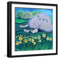 Dafs,2021,(acrylics on canvas)-Lisa Graa Jensen-Framed Giclee Print