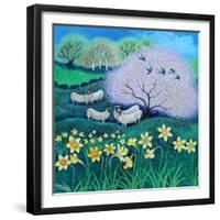 Dafs,2021,(acrylics on canvas)-Lisa Graa Jensen-Framed Giclee Print