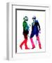 Daft Punk Watercolor-Lana Feldman-Framed Art Print