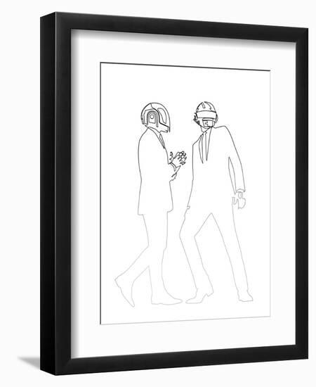 Daft Punk-Logan Huxley-Framed Art Print