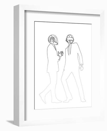 Daft Punk-Logan Huxley-Framed Art Print