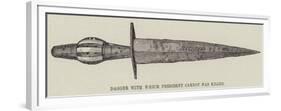 Dagger with Which President Carnot Was Killed-null-Framed Premium Giclee Print