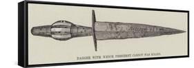 Dagger with Which President Carnot Was Killed-null-Framed Stretched Canvas