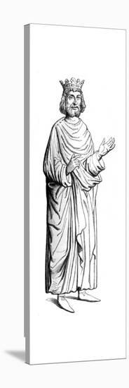 Dagobert I (603-68), Merovingian King, C16th Century-null-Stretched Canvas
