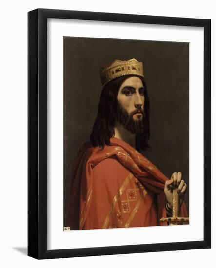 Dagobert Ier, roi d'Austrasie, de Neustrie et de Bourgogne, (mort en 638)-Emile Signol-Framed Giclee Print