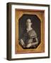 Daguerreotype Of A Very Young Woman By Pioneer-John Plumbe-Framed Art Print