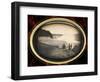 Daguerreotype of Couples Standing in Front of Niagara Falls-Gwendolyn Babbitt-Framed Photographic Print