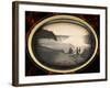 Daguerreotype of Couples Standing in Front of Niagara Falls-Gwendolyn Babbitt-Framed Photographic Print