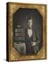 Daguerreotypist Displaying HIs Work, 1845-Science Source-Stretched Canvas