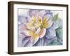 Dahlia Blue 1-Patti Bishop-Framed Art Print