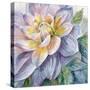 Dahlia Blue 3-Patti Bishop-Stretched Canvas